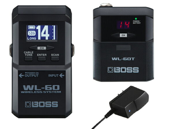 BOSS ボス WL-60 + ACアダプター PSA-100S2 セット　ペダル型ワイヤレスシステム