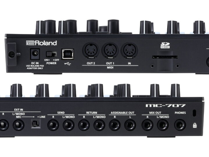 楽天市場】Roland MC-707 シーケンサー／リズムマシン【配送区分D 