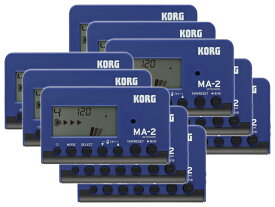 【まとめ買い】KORG MA-2 ブルー＆ブラック MA-2-BLBK 10個セット（新品）【送料無料】【区分A】