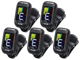 【まとめ買い】BOSS TU-02 5個セット　クリップオンチューナー 【TUGR01】