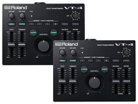 【まとめ買い】Roland Voice Transformer VT-4 2個セット（新品）【送料無料】【区分B】