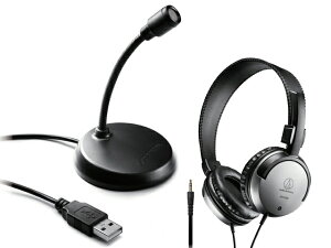 audio-technica AT9933USB PACK USBマイク+ヘッドホン セット