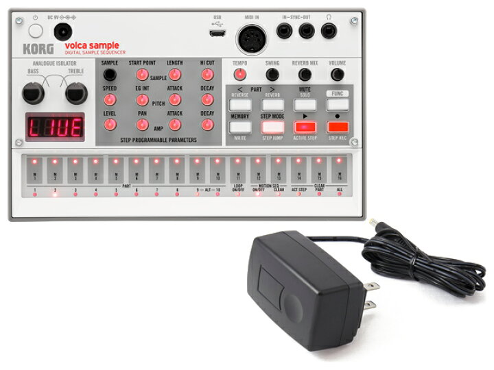 楽天市場】KORG volca sample2 + ACアダプター KA350 セット 