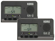 【まとめ買い】KORG コルグ GA-2 2個セット　チューナー【GAGR01】