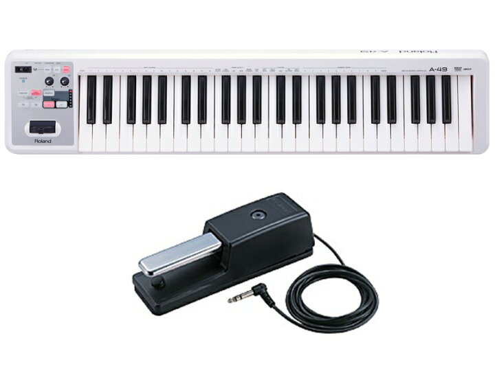 楽天市場】Roland ローランド A-49 ホワイト [A-49-WH] + ダンパー 