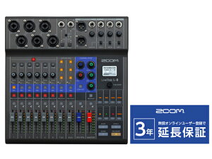 ZOOM LIVETRAK L-8@Cu~LT[^MTR^I[fBIC^[tF[Xyz敪Bz