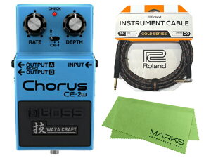 BOSS �{�X �Z WAZA CRAFT Chorus CE-2W + Roland �P�[�u�� �Z�b�g�m�}�[�N�X�E�I���W�i���N���X�t�n