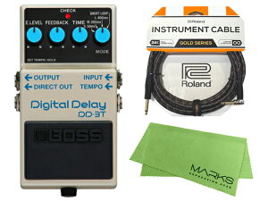 BOSS DD-3T + Roland �P�[�u�� �Z�b�g�m�}�[�N�X�E�I���W�i���N���X�t�n�@�G�t�F�N�^�[�^�f�B���C