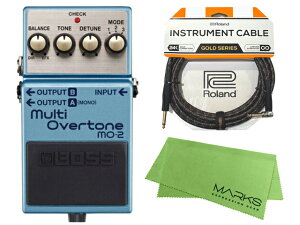 BOSS �{�X Multi Overtone MO-2 + Roland �P�[�u�� �Z�b�g�m�}�[�N�X�E�I���W�i���N���X�t�n�@�G�t�F�N�^�[