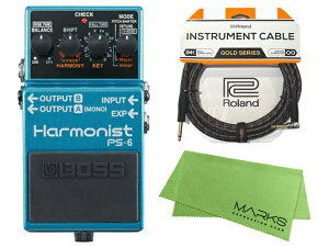 BOSS �{�X Harmonist PS-6 + Roland �P�[�u�� �Z�b�g�m�}�[�N�X�E�I���W�i���N���X�t�n�@�R���p�N�g�G�t�F�N�^�[