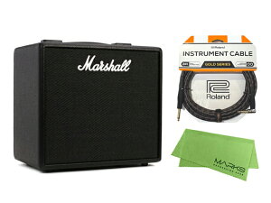 Marshall CODE25+Roland �P�[�u���Z�b�g�@�M�^�[�A���v