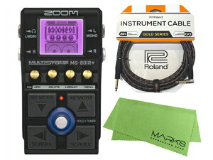 ZOOM MS-80IR+ MultiStomp + Roland�P�[�u�� + �}�[�N�X�N���X�Z�b�g �G�t�F�N�^�[
