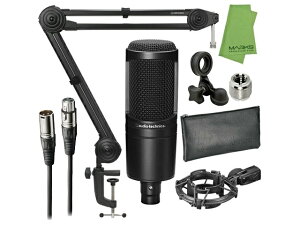 audio-technica AT2020 + AT8700J + AT8458a + XLR-XLR �P�[�u�� �Z�b�g �R���f���T�[�}�C�N