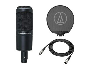 audio-technica �I�[�f�B�I�e�N�j�J AT2035 + �|�b�v�t�B���^�[ AT-PF2 + XLR-XLR �P�[�u�� �Z�b�g �R���f���T�[�}�C�N