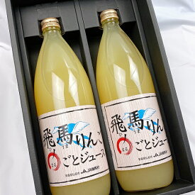 青森県産 飛馬りんごまるごとジュース 2本(化粧箱入)