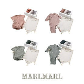 【MARLMARL公式】マールマール 肌着3枚セット tous les jours box ベビー肌着 新生児 ロンパース 前開き 半袖/長袖 女の子 男の子 60cm｜ベビーファッション＞ベビーファッション＞インナー・下着＞下着セット｜出産祝い・ギフト［名入れ可／最短1営業日発送］