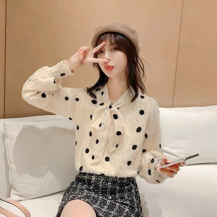 楽天市場 トップス レディース ブラウス シフォン シャツ ドット柄 プルオーバー リボン ボウタイ 長袖 春 秋 冬 10代 代 30代 かわいい おしゃれ ふんわり きれいめ ブラウス コーデ 無地 アプリコット ベージュ 白 ホワイト ドット ランタンスリーブ ボリューム袖 楽天市場 トップス レディース ブラウス シフォン シャツ ドット柄 プルオーバー リボン ボウタイ 長袖 春 秋 冬 10代 代 30代 かわいい おしゃれ ふんわり きれいめ ブラウス コーデ 無地 アプリコット ベージュ 白 ホワイト ドット ランタンスリーブ ボリューム袖