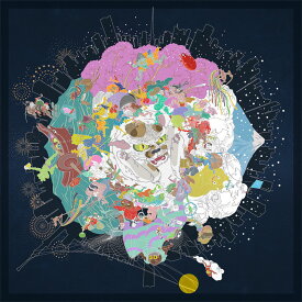 風呂敷 【メール便送料無料】超撥水風呂敷ながれ『物ノ怪ナイト』 designed by オガミレナ 大判（96×96cm乱）　北欧風　花言葉「ありのまま」【日本製 御祝 内祝 ギフト 贈り物 アウトドア 撥水 防災】