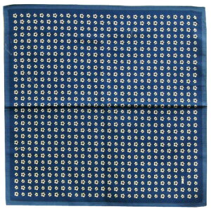 風呂敷 いせ辰 江戸千代紙綿風呂敷 尺三巾小紋桜(紺)