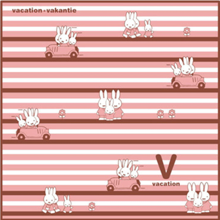 楽天市場】[Dick Bruna]ブルーナ いにしゃるはんかち V手ぬぐい