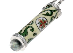 【有田焼 万華鏡】赤絵ミナイNo.4(ペンダント・テレイドタイプ)