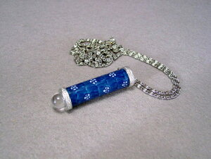 【有田焼 万華鏡】染付梅地紋(ペンダント・テレイドタイプ)