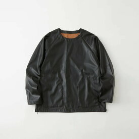 WHITE MOUNTAINEERING W FACE FAUX LEATHER REVERSIBLE PULLOVER ホワイトマウンテニアリング WM2373113