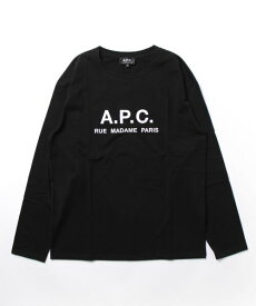 【スプリングフェア10%off】 A.P.C. HOMME T-SHIRT RUE MADAME H MANCHES LONGUES アーペーセー Tシャツ ロンT 定番