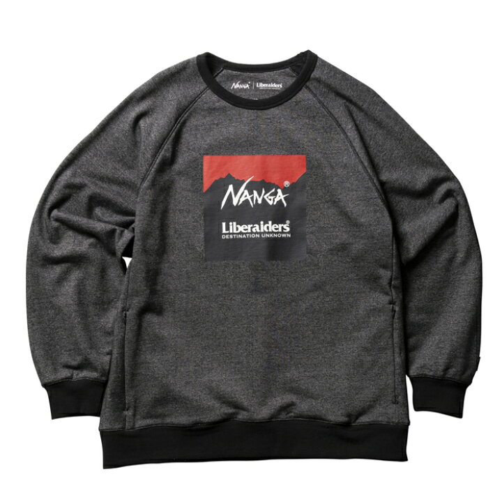 楽天市場】NANGA X LIBERAIDERS ECO HYBRID SWEAT SHIRT リベ 