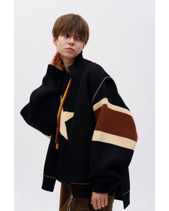 楽天市場】AMBERGLEAM Star Warm Sweater アンバーグリーム ニット 
