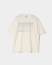 beautiful people supima cotton jersey scale print T-shirt ビューティフルピープル プリントTシャツ ユニセックス 24SS