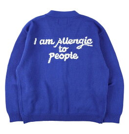 SON OF THE CHEESE "I am Allergic to People"Knit Cardigan サノバチーズ 24SS コットンニット カーディガン