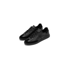 【SHOES FAIR 10%OFF】FOOT INDUSTRY GAT OP LEATHER, ESSENTIALS BLACK フット インダストリー 24SS 日本限定