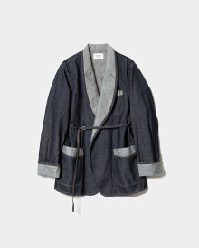 【スプリングフェア 20%off】 beautiful people left hand twill smoking denim jacket ビューティフルピープル ユニセックス 24SS