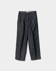 【スプリングフェア 10%off】 beautiful people left hand twill tuck denim pants ビューティフルピープル ユニセックス 24SS