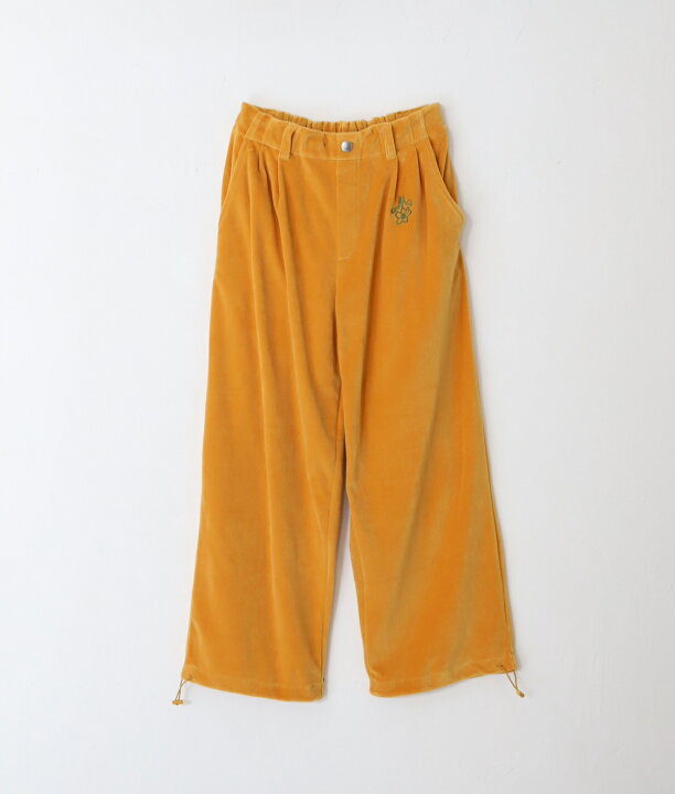 楽天市場】【エントリーでP10倍】AMBERGLEAM Velor Pile Tapered Pants 