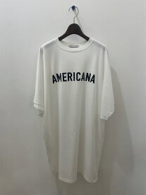 Americana アメリカーナ Tシャツ ロング丈 24ss BRF-M-685A