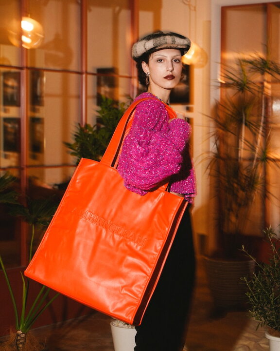 楽天市場】【完全受注】AMBERGLEAM Ethical Leather BIG Bag 24aw 