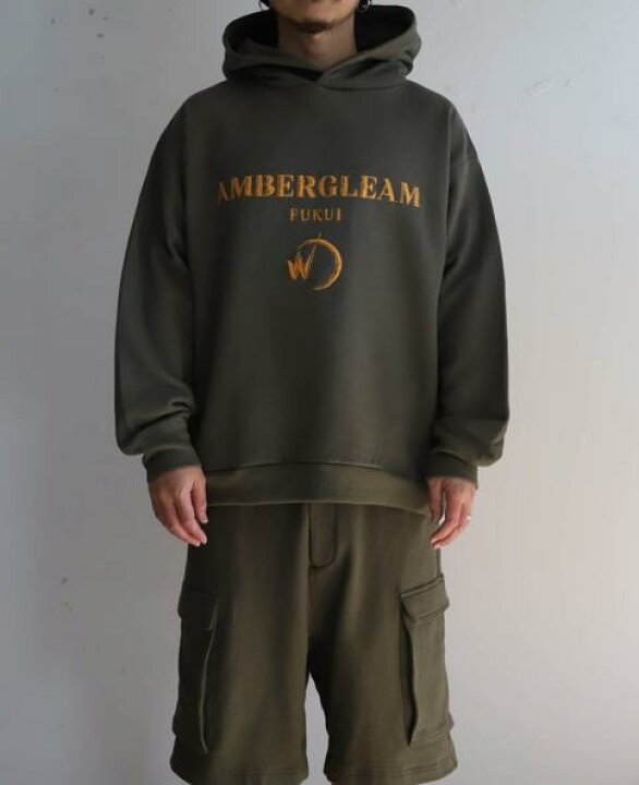 楽天市場】AMBERGLEAM FUKUI Sweat Hoodie アンバーグリーム ユニ 