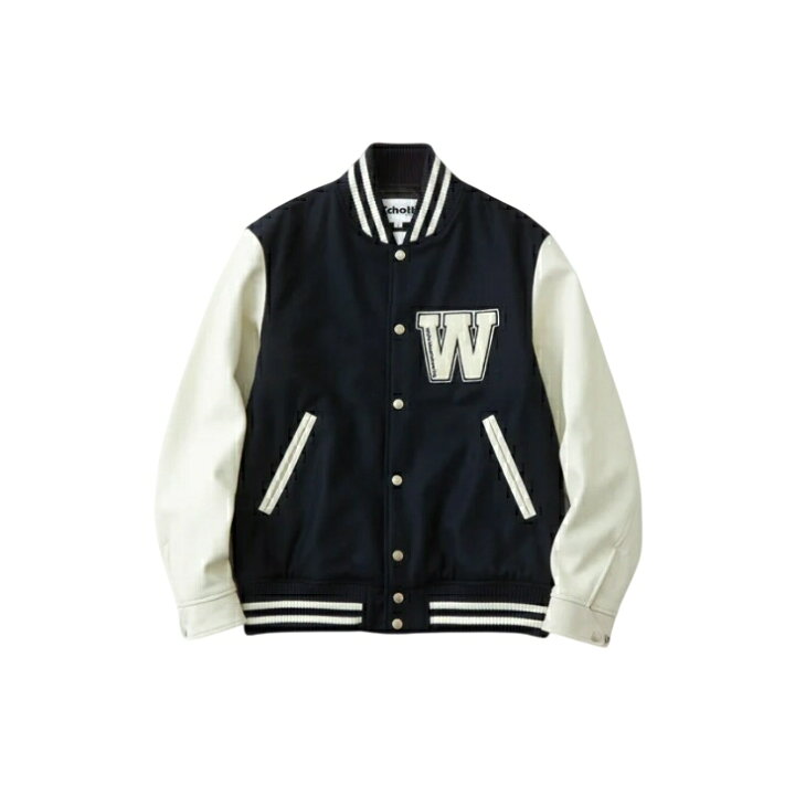 楽天市場】WHITE MOUNTAINEERING WM × Schott VARSITY JACKET ホワイト 