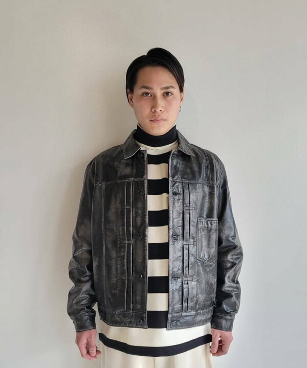 楽天市場】VOO EXELEZA 1st SP BLACK (damage) 24AW レザージャケット 