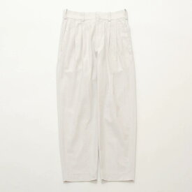 YAECA Chino Cloth Trousers Two Tuck Straight ヤエカ チノ ツータック ストレイト パンツ 25ss