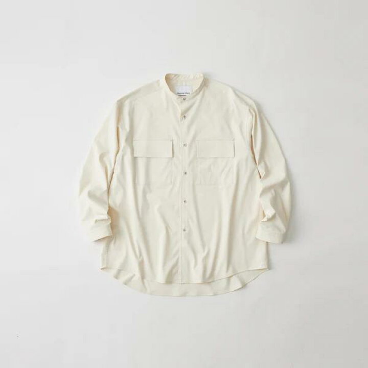 楽天市場】WHITE MOUNTAINEERING BAND COLLAR SHIRT ホワイト 