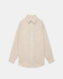 MARKAWARE HEMP SHIRTING TENT LONG SHIRT マーカウェア メンズ シャツ ブラウス 25ss A25A16SH03C