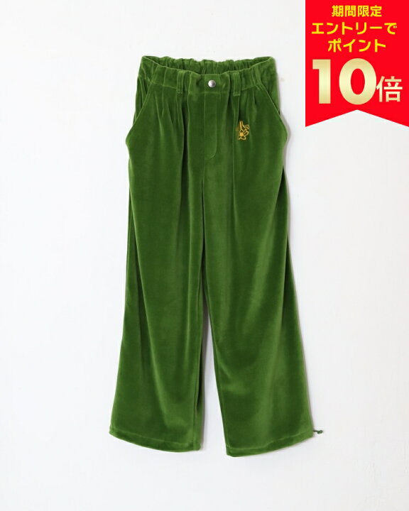 楽天市場】【エントリーでP10倍】AMBERGLEAM Velor Pile Tapered Pants 