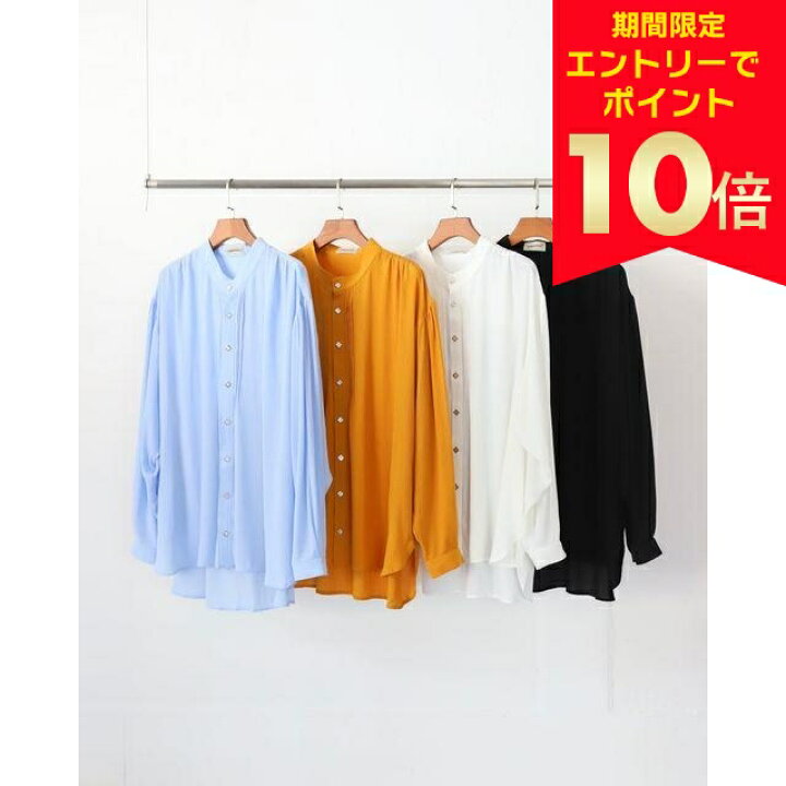 楽天市場】AMBERGLEAM Skin Cotton Blouse/スキンコットンブラウス 