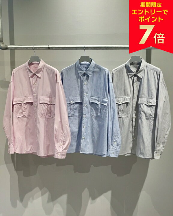 楽天市場】PORTER CLASSIC ROLL UP STRIPE SHIRT ポータークラシック 