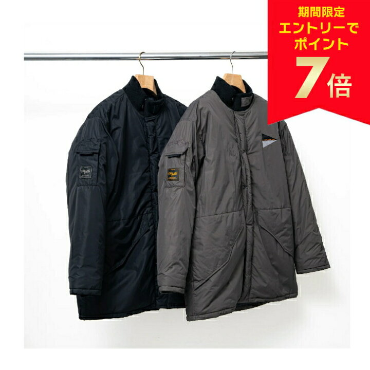 楽天市場】【エントリーでP10倍】RATS MILITARY PUFF COAT CHACOAL 