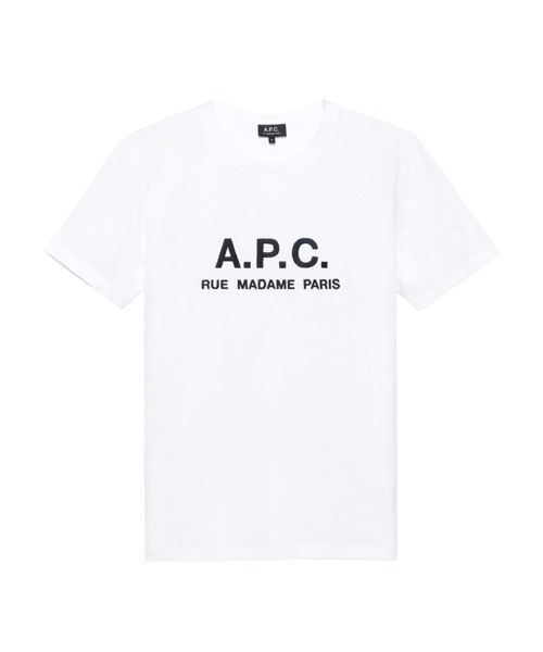 ホワイト】 A.P.C - APC 刺繍ロゴTシャツ の通販 by mon｜アーペーセーならラクマ シャツ