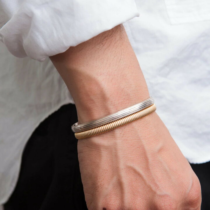 FANTASTIC はちきれ MAN シルバー ブレスレット バングル 